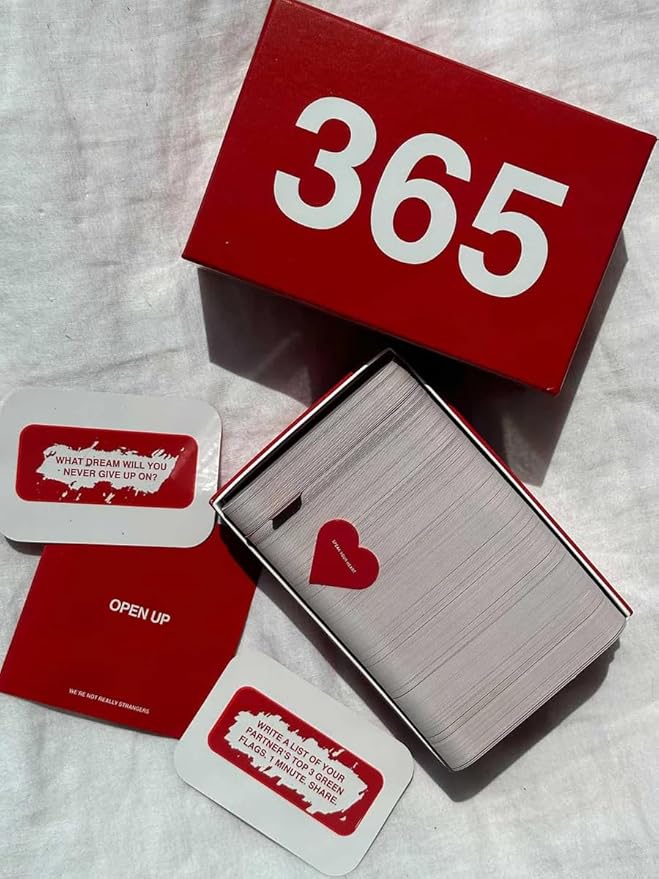 WE’RE NOT Really Strangers 365 Card Game – Daily Conversation Cards for Couples – Gift for Partners, Fun & Meaningful Scratch-Off Relationship & Marriage Activities & Questions, Ages 18+, 2 Players