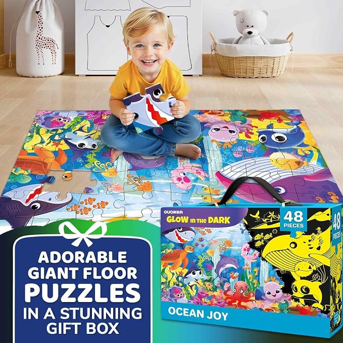 QUOKKA Alphabet Poster Educational Toy for 3-4 Year Old – ABC Learning Wall Chart for Toddlers – Interactive Speech Therapy Game for Kids 5-6-7 yo – Talking for Girl & Boy
