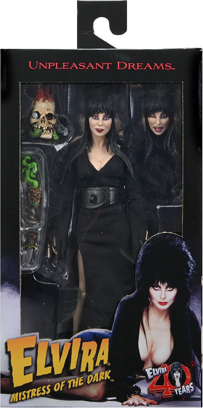 NECA Elvira- 8” Clothed Figure - Elvira