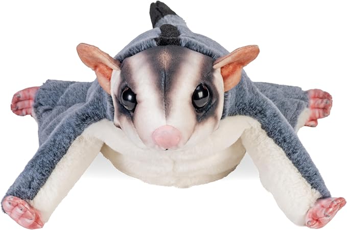 Wild Republic Artist Collection Sugar Glider, Stuffed Animal, 13 Inches, Plush Toy, Fill is Spun Recycled Water Bottles