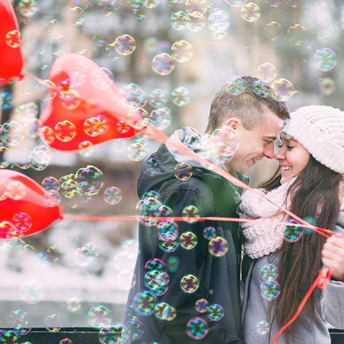VIRFUN Bubble Machine, Professional Metal Bubble Machine with Wireless Remote Control for Party, Birthday, Wedding, Outdoor, Indoor and Stage Effect