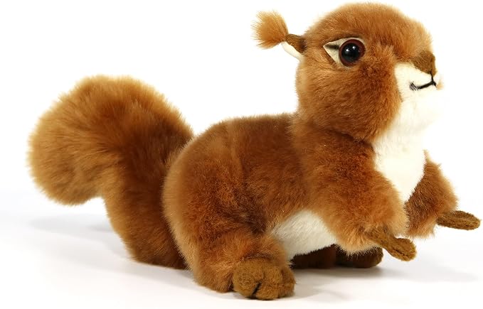 Ice King Bear Reaistic Red Squirrel Stuffed Animal Plush Toy (Lying)