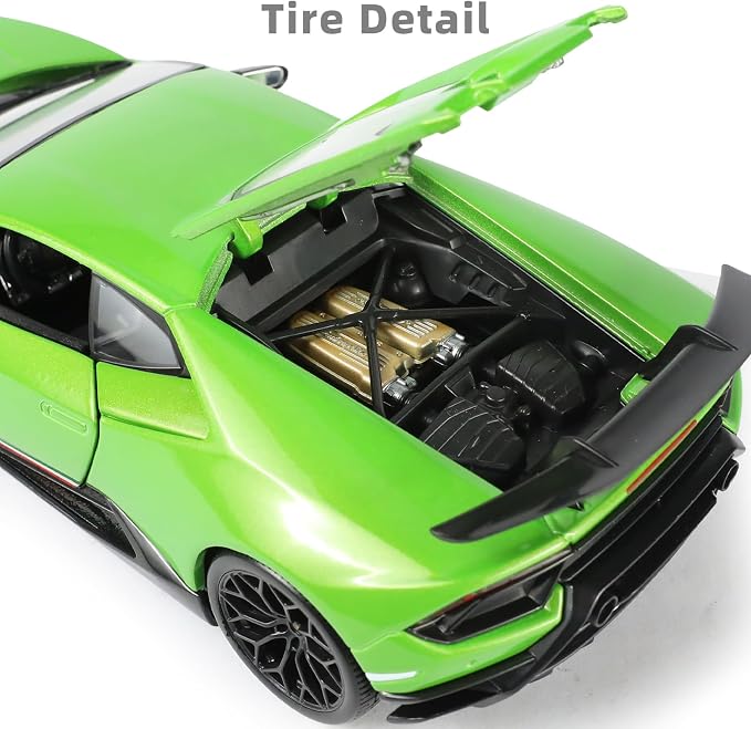 1:18 Car Model Compatible for Lamborghini Huracan Performante Car Model Alloy Metal Diecast Classic Vehicle Vintage Auto Car Collectible Model Gift for Kid Ages 3+