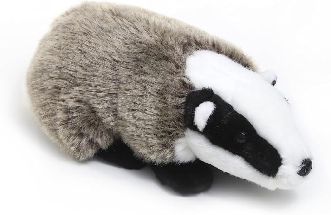 TAMMYFLYFLY Stuffed Toy 10" Badger Plush Stuffed Animal (28cm)