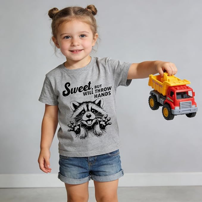 Construction Shirt Toddler Kids Tomatoes Racoon Graphic Tee Outfit Boy Girl Frog Christian Clothing 2-7 Years