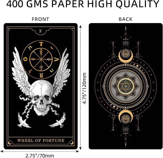 Skeleton Tarot Decks, Beginner and Expert Original Tarot Electronic Guide，Original Tarot Cards，Oracle Cards