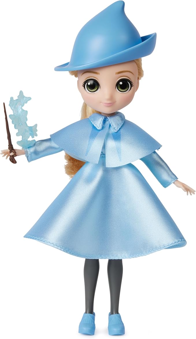 Wizarding World Harry Potter, 8-inch Fleur Delacour 10-piece Doll Gift Set with 2 Outfits and 8 Doll Accessories, Kids Toys for Ages 6 and up