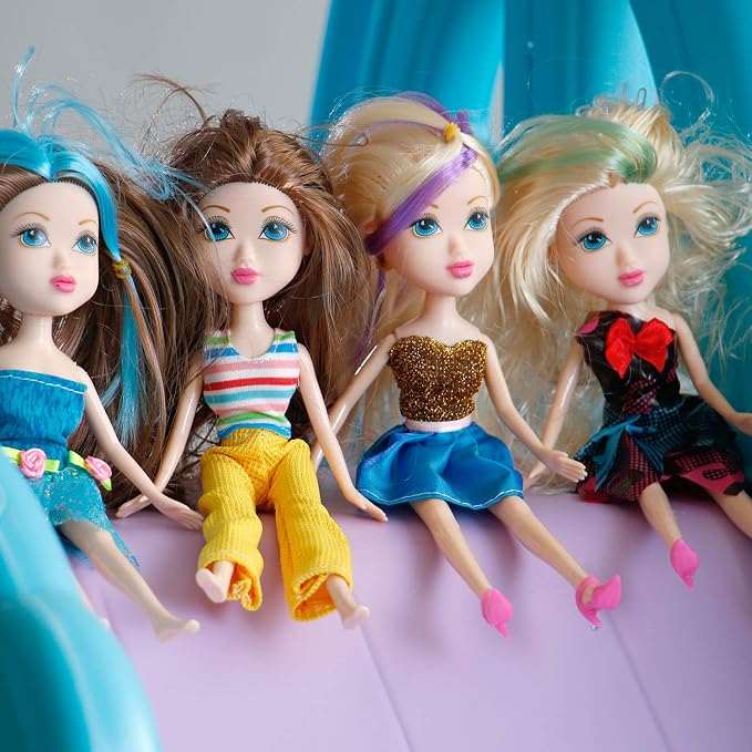 Liberty Imports 12 Pack: American Fashion Beauty Dolls in Individual Boxes - 10" Girls Runway Divas Multipack Toys Bundle Bulk Party Favors Supplies (10")