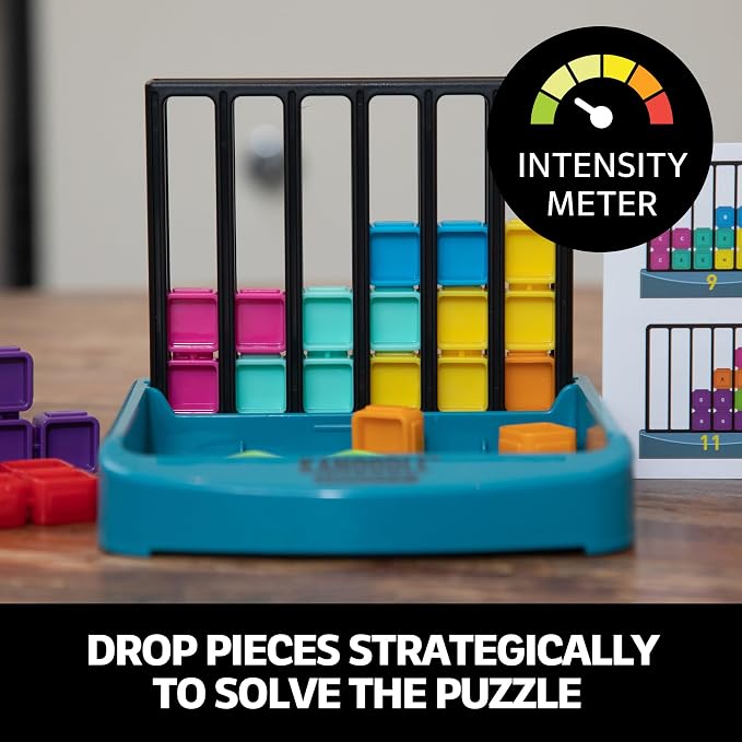 Educational Insights Kanoodle Gravity - 3D Brain Teaser Puzzles for Kids, Spatial Puzzle Games for Adults, Teens and Kids, Problem Solving Toys and Logic Puzzles, Single Player Games