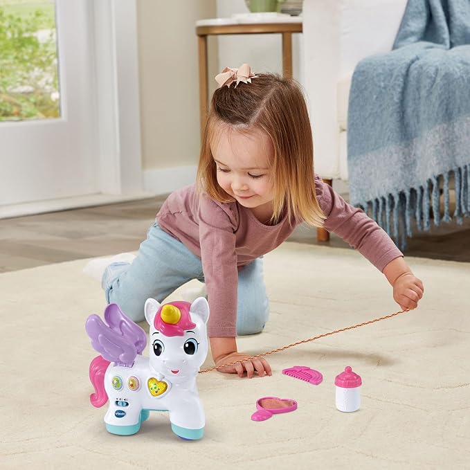 VTech Care and Go Unicorn Toddler Pull-Along Toy