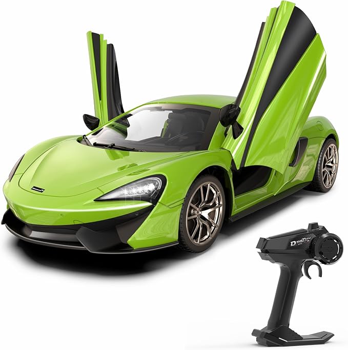 AEROQUEST McLaren Remote Control Car Officially Licensed 1:14 MCLAREN 570S RC Car for Boys and Girls Race Car Toy for Kids Gift Idea for Birthday (Green)