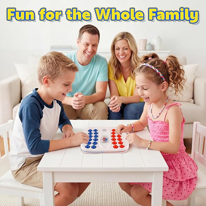 Kiditos Pop Math Game for Kids Ages 4–8, Fidget Math Board Game with Built-in Dice, Addition & Subtraction Learning Toy, Sensory STEM Toy for Classroom, Homeschool & Travel