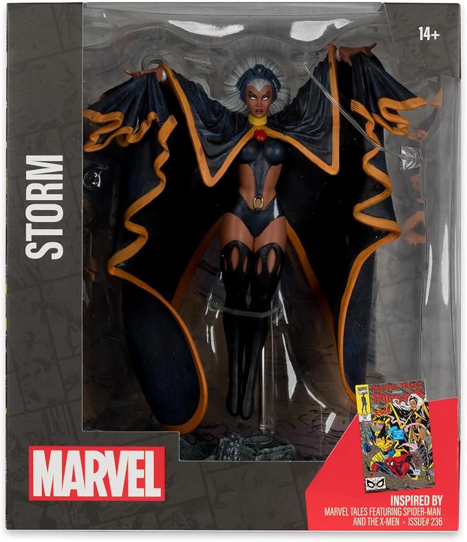 McFarlane Toys - Marvel Storm 1:10th Scale Collectible with Scene (Marvel Tales Featuring Spider-Man and The X-Men #236)
