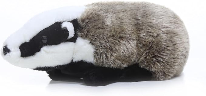 TAMMYFLYFLY Stuffed Toy 10" Badger Plush Stuffed Animal (28cm)