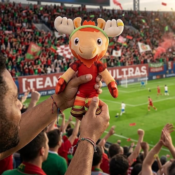 EOHX 3PCS Mascot Plush Toys, 12 Inch Soft Stuffed Animal Set, Merchandise for Kids, Football Fans Gift, Party Favors, Room Decor