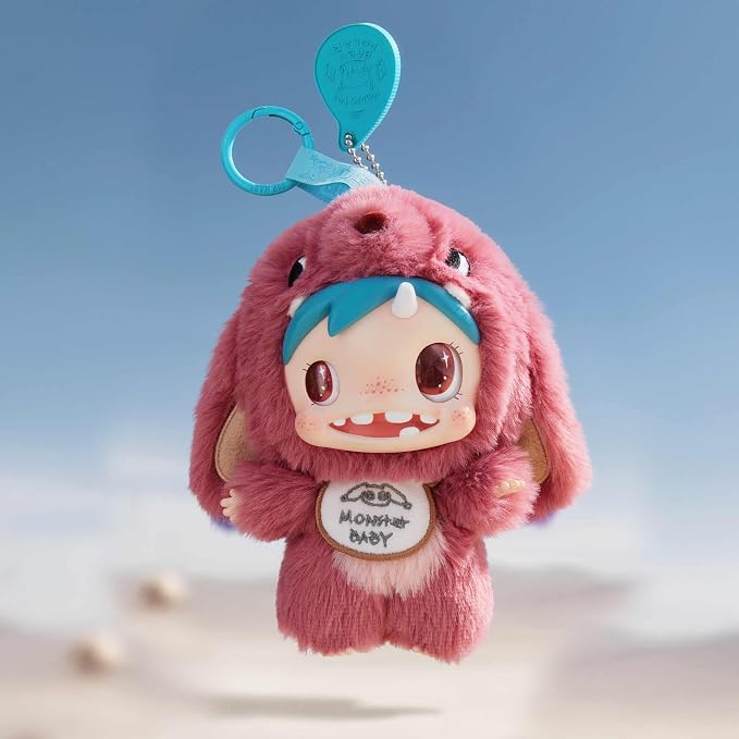 POP MART POLAR-Monster Baby Collection Series Plush Pendant Ver.1 Blind Box, Collectible Toys Decorations, Holiday Birthday Gifts for Girls and Boys, Single Box