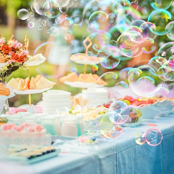 VIRFUN Bubble Machine, Professional Metal Bubble Machine with Wireless Remote Control for Party, Birthday, Wedding, Outdoor, Indoor and Stage Effect