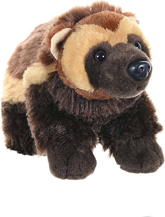 Wild Republic Wolverine Plush, Stuffed Animal, Plush Toy, Gifts for Kids, Cuddlekins 12 Inches, Multicolor