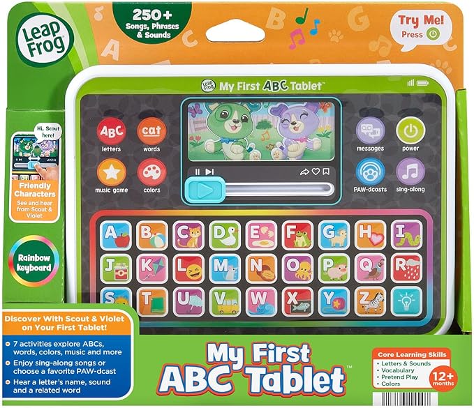 LeapFrog My First ABC Tablet Toddler Learning Toy