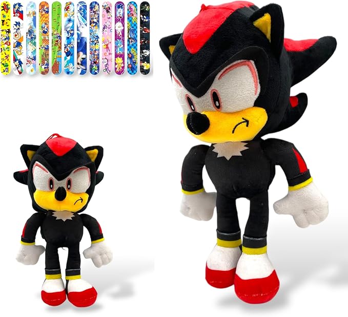 Set of 5 Plush Toys with Slap Bracelets | Ultra-Soft, Durable, and Lovable Characters for Kids | Ideal for Snuggling, Play, and Room Decor