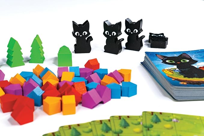 Cat Earth - Light Strategy Family Board Game - 2 to 4 Players Ages 8 and up
