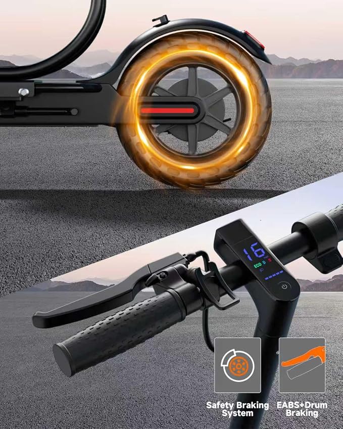 Electric Scooter for Adults, Teens & Big Kids, 350W-500W Motor, 10Mph-21 MPH & 10-28 Miles Max Range, 6.5 to 10 inch Tires, Portable Lightweight E-Scooter