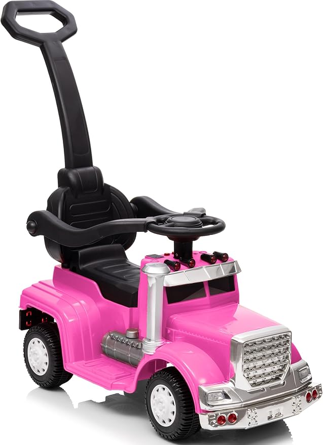 Outfunny 3-in-1 Ride on Push Car for Toddler 1-3 Years with Handle & Music