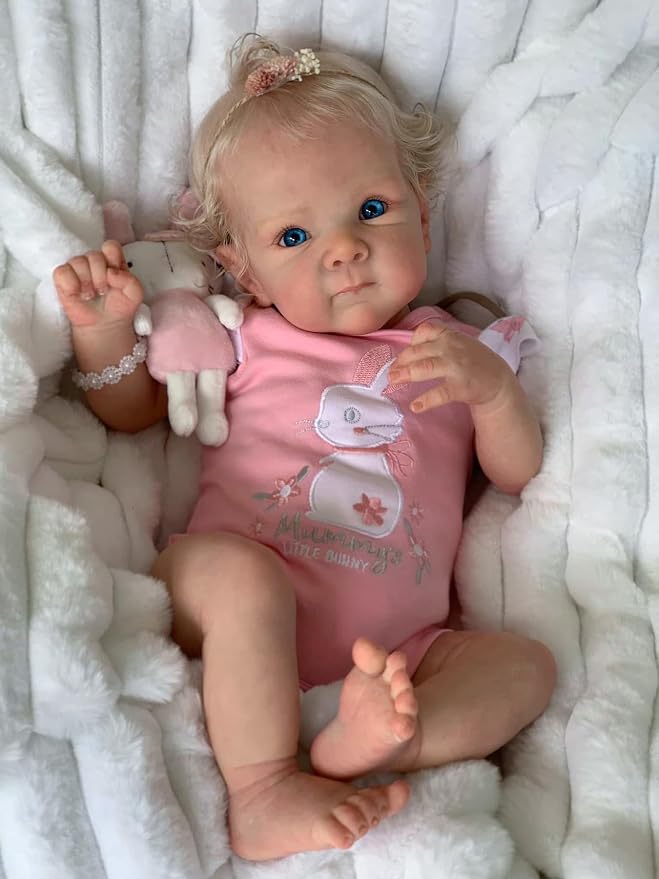 Zero Pam Reborn Baby Dolls Full Body, Realistic Baby Doll 18 Inch Real Babys Doll that Look Real Life Reborn Dolls with Accessories
