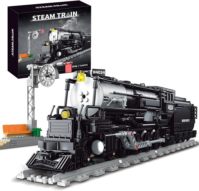 City Train Building Set for Adults,Stem Train Building Toy Sets for Boys and Girls 8-14 Years Christmas,Birthday Gifts 1246 PCS
