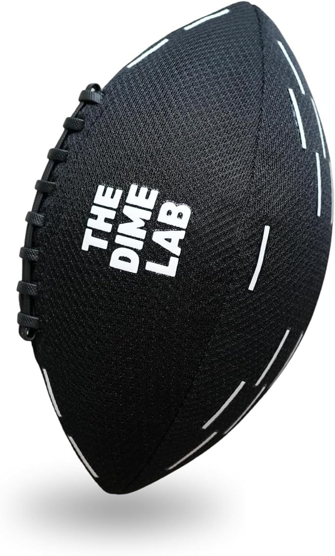 The Dime Lab Water Football - Waterproof Football for Pools, Beaches, & Lakes - Strong Grip Training, Outdoor, All-Weather Water Toys for All Ages