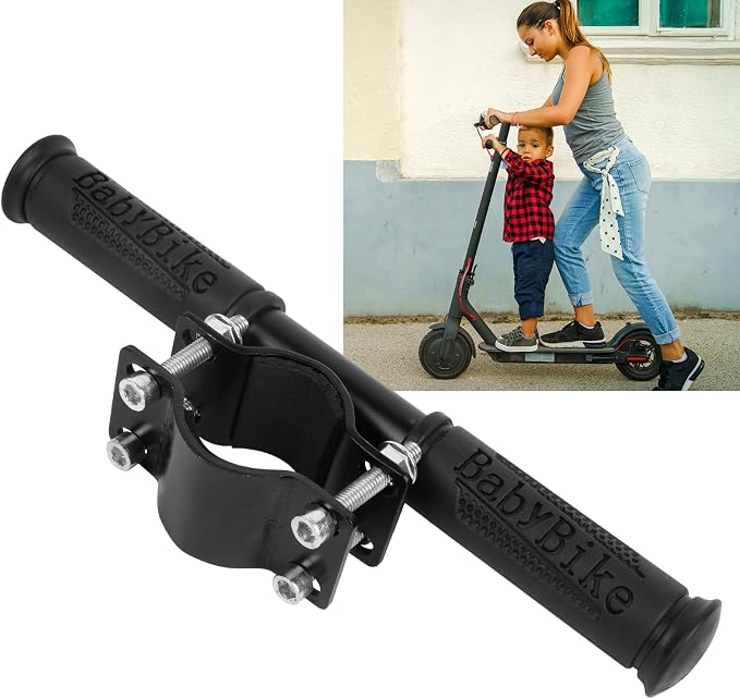 Ainiv Electric Scooter Handlebar for Kids, Child Safe Handrail, Adjustable Children's Handle Grip, Aluminum Alloy Armrest Handle Bar for Xiaomi Mijia M365 Electric Scooter Skateboard Accessory Parts