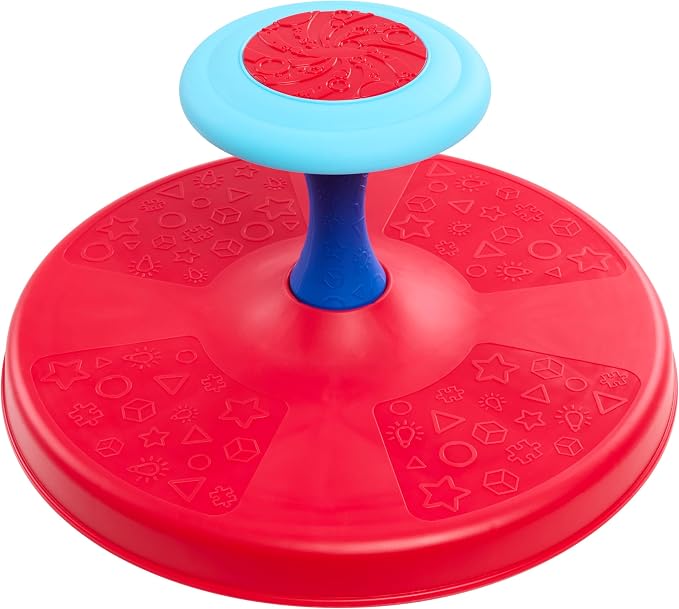 Classic Sit ‘n Spin Activity Toy, 360° Toddler Spinning Seat, Amazon Exclusive, Toy for Boys, Girls, Kids, Ages 18 Months and Up by Just Play