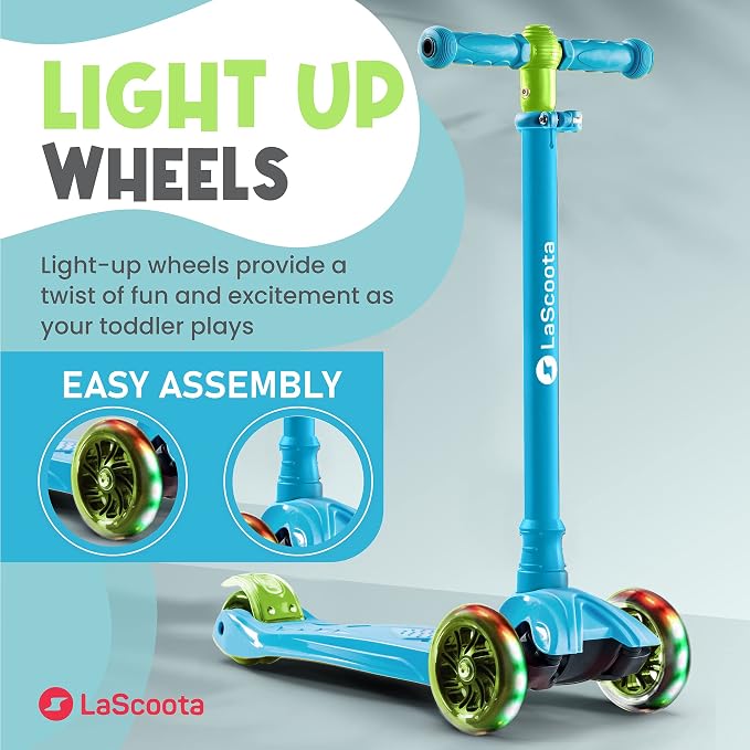 LaScoota 2-in-1 Kids Kick Scooter