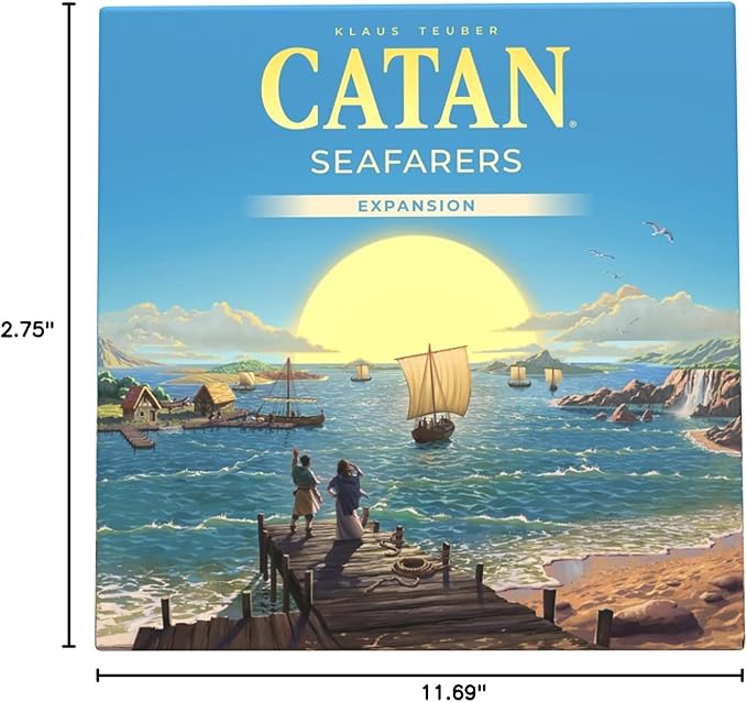 CATAN Seafarers Board Game Expansion (6th Edition) Strategy Game for Kids and Adults, Ages 12+, 3-4 Players, 60 Minute Playtime, Made by Catan Studio
