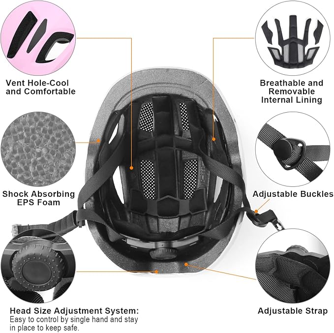 GLAF Baby Bike Helmet Toddler Helmets for 1 Year Old and up Infant Girls Boys Multi Sport Adjustable for Scooter Bicycle Skateboard Cycling