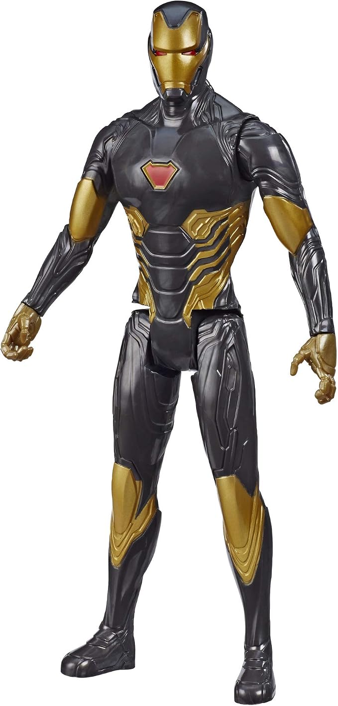 Marvel Avengers Titan Hero Series Blast Gear Iron Man Action Figure, 12-Inch Toy, Inspired by The Marvel Universe, for Kids Ages 4 and Up