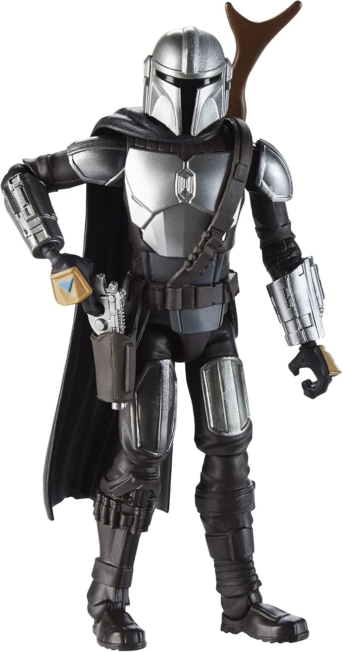 STAR WARS Galaxy of Adventures The Mandalorian 5-Inch-Scale Figure 2 Pack with Fun Blaster Accessories, Toys for Kids Ages 4 and Up (Amazon Exclusive)
