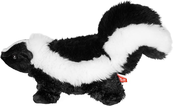 Wild Republic Skunk Plush, Stuffed Animal, Plush Toy, Gifts for Kids, Cuddlekins 12 Inches