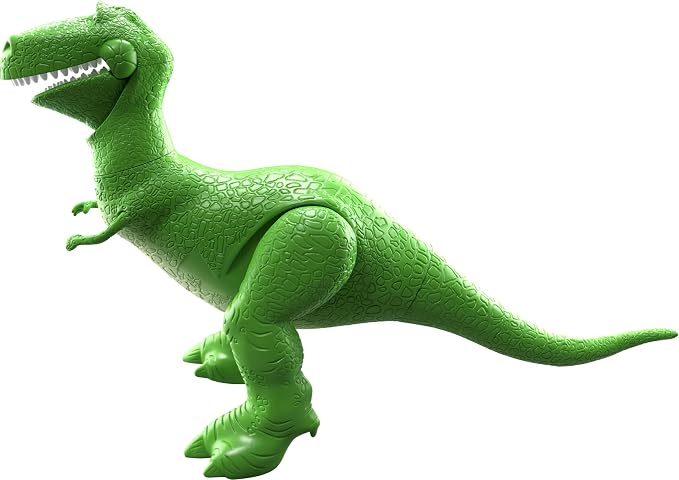 Mattel Disney and Pixar Toy Story 5 Rex Action Figure | 7-inch Playscale, 1 Key Character, 8+ Posable Joints, Movie-Accurate Design