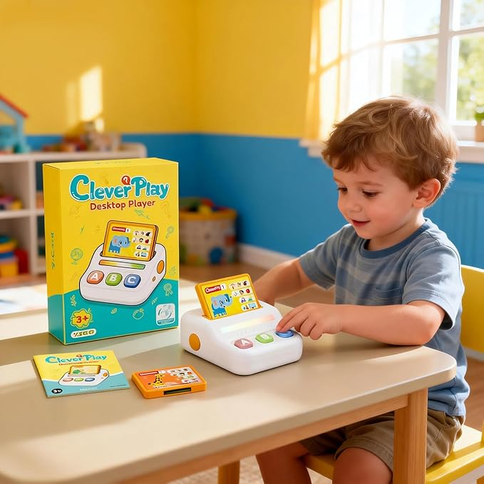 Learning Toys for Kids Ages 3-5, Educational Quiz Game with 800 Q&A Questions, Montessori Brain Training Activity, Autism Sensory Speech Therapy Gift for Preschool Boys Girls