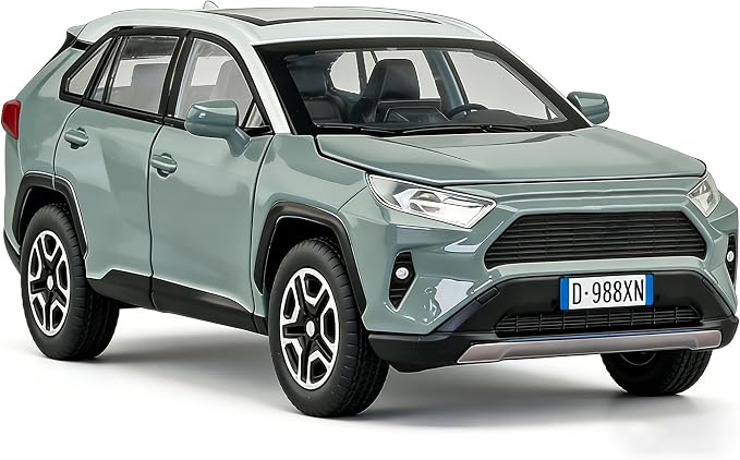 Toy Car Model Cars Pull Back Toys diecast Cars 1/32 Metal Collect car with Light and Sound Pull Back for Boys Children Age 3 + Year Old Festival Gift(Green)