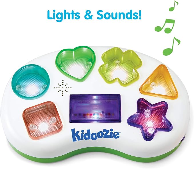 Kidoozie Lights ‘n Sounds Shape Sorter - Toddler Toy for Ages 9-24 Months - Helps Develop Hand-Eye Coordination and Problem Solving Skills!