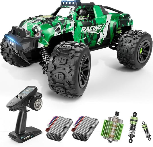 36KMH RC Cars Truck Remote Control Car for Adults Boys Age 8-12 Kids,1:18 | All Terrain 4X4 High Speed Fast Off-Road Electric Vehicle,Full Proportional Synchronous Control System, 2.4GHz