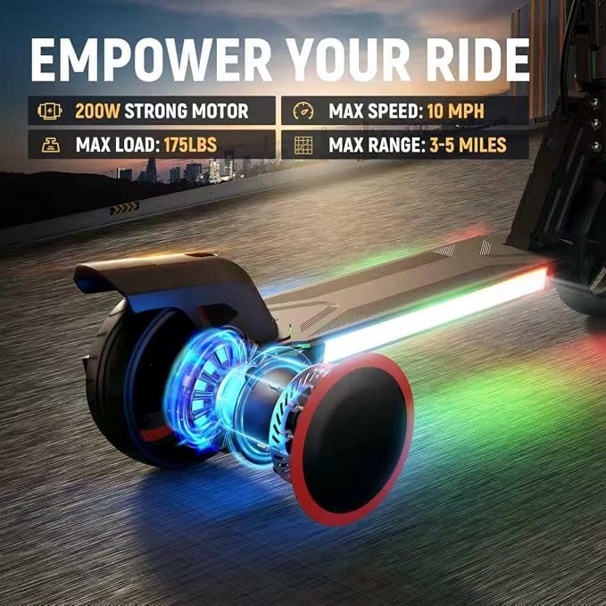 Foldable Electric Scooter for Kids, with Bright Front LED Lights,Shining Pedal, LED Display, Dual Brakes 200W Motor Kids Electric Scooter, UL2272 Certified