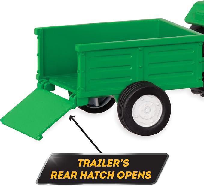 Driven by Battat – 7-Inch Tractor Toy with Lights & Sounds, Movable Parts, Farm Vehicle for Boys & Girls, Durable Design, Realistic Details, Gift 3+ Years Toy for Kids