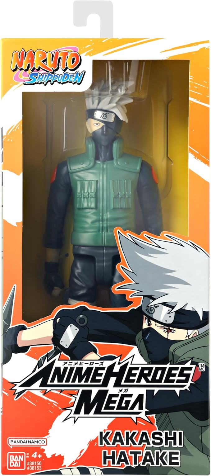 ANIME HEROES MEGA - Naruto - Kakashi 12" Action Figure