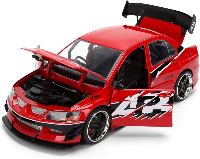 Jada Fast & Furious 2006 Mitsubishi Lancer Evolution IX Die-Cast Car 1:24 Scale Toys