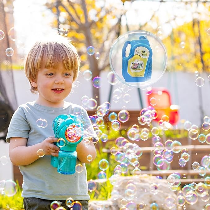 32 oz Concentrated Bubble Solution, Refills up to 2.5 Gallons, Non-Toxic Concentrated Solution for Bubble Machines, Giant Bubble Wands,Bubble Gun and Blowers