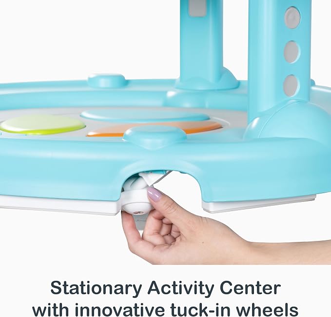 Smart Steps Bounce N’ Dance 4-in-1 Activity Center Walker, Hexagon Dots
