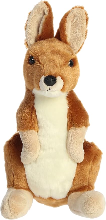 Aurora® Adorable Flopsie™ Kangaroo Stuffed Animal - Used to Create Imaginative Play Adventures - Perfect for Birthdays, Kids and Adults, All Ages - Brown 12 Inches